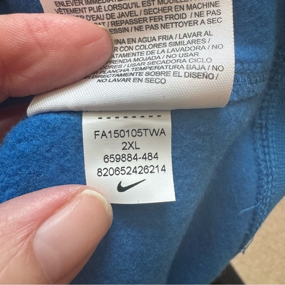 Nike Detroit Lions Sweatshirt Mens Pullover NFL - Picture 7 of 7